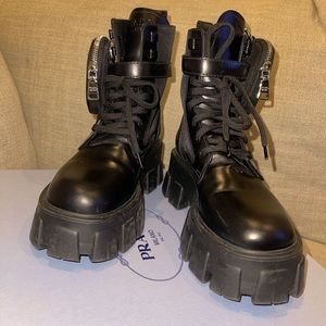 Prada Monolith Boots size 36
